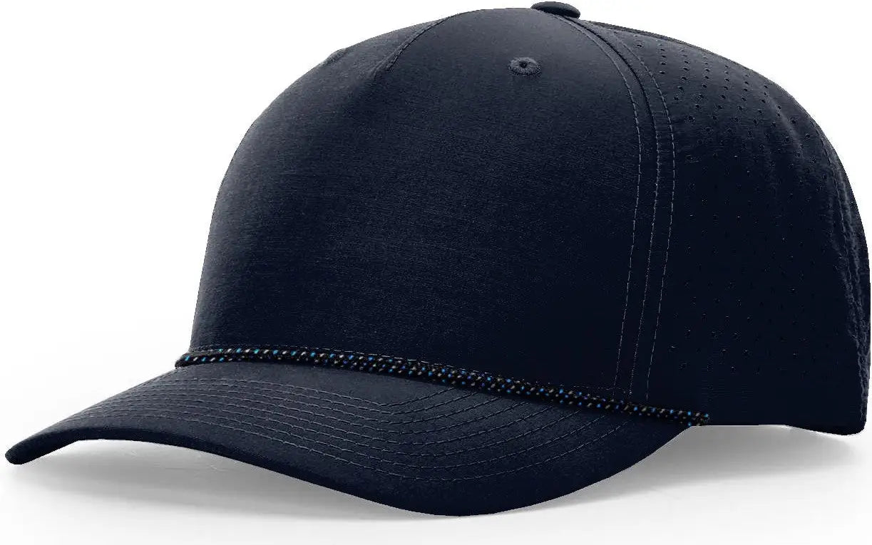 Richardson 355 Laser Perf Performance Rope Cap - Navy Midnight Navy-gray-blue - Osfm