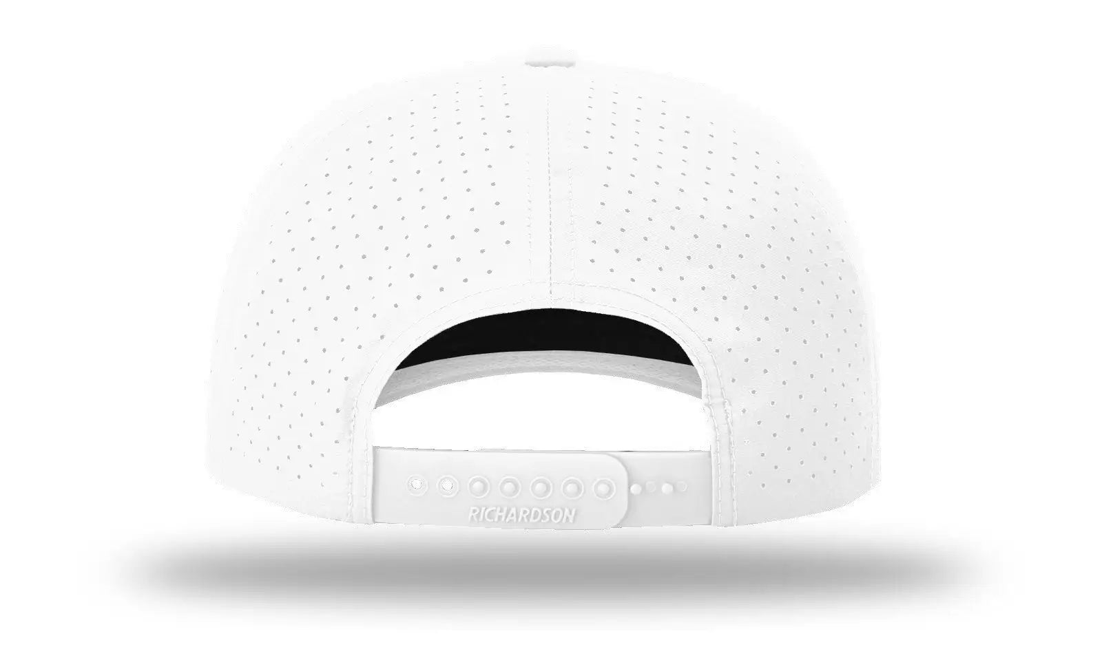 Richardson 355 Laser Perf Performance Rope Cap - White White-black - Osfm