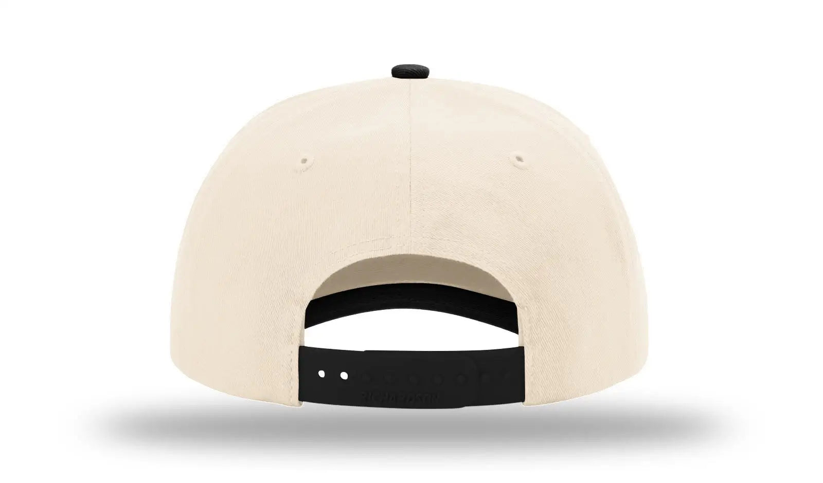 Richardson 356 5 Panel Relaxed Gramps Cap - Cream Black - Osfm
