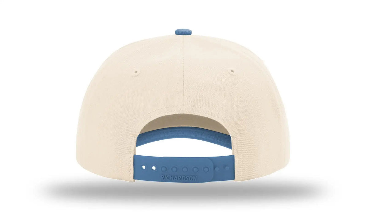 Richardson 356 5 Panel Relaxed Gramps Cap - Cream Light Denim - Osfm
