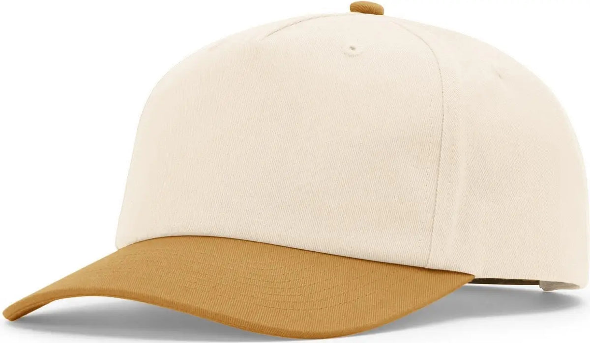 Richardson 356 5 Panel Relaxed Gramps Cap - Cream Wheat - Osfm