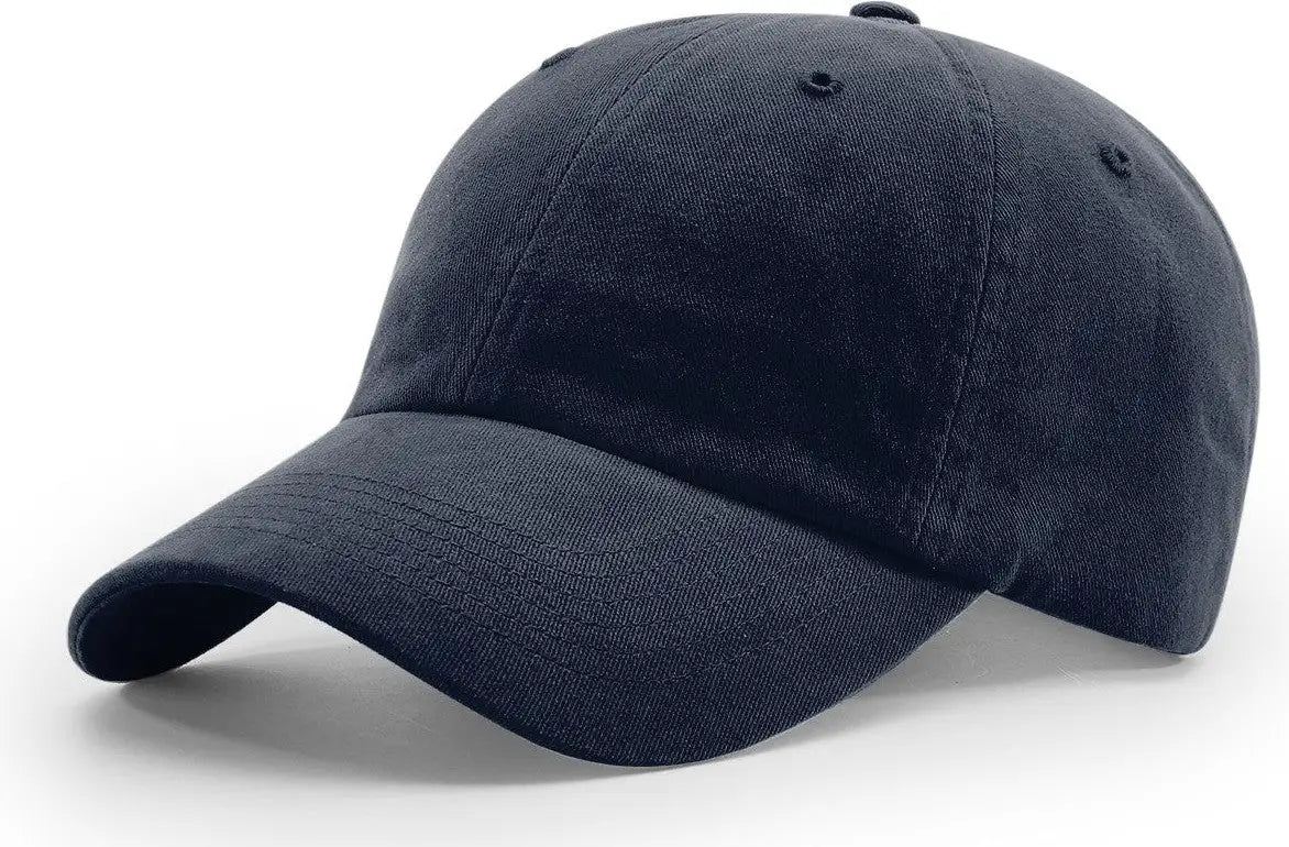 Richardson 380 Garment Dyed and Washed Twill Cap - Navy
