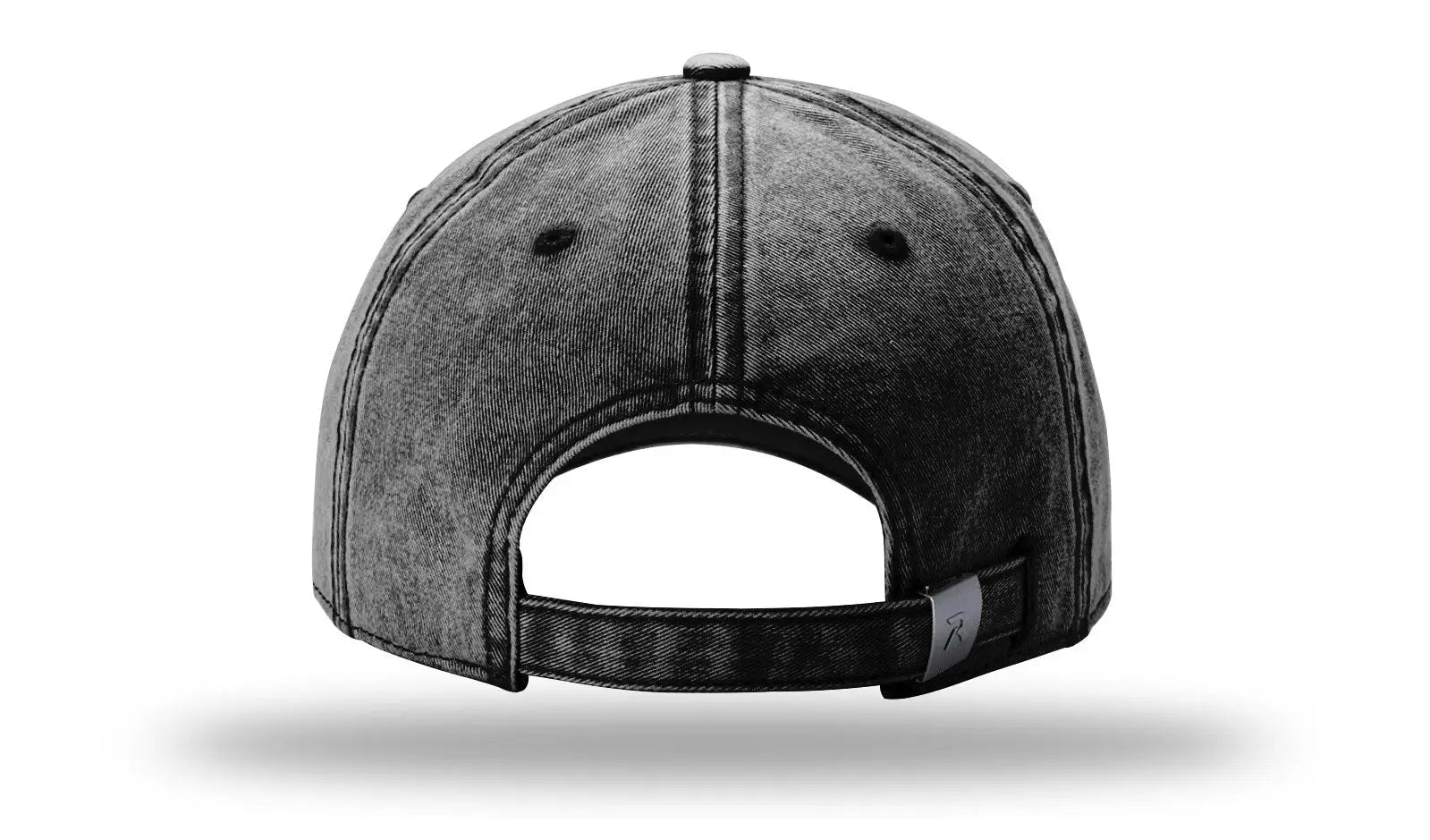 Richardson 382 Snow Washed Cap - Black Denim - Osfm