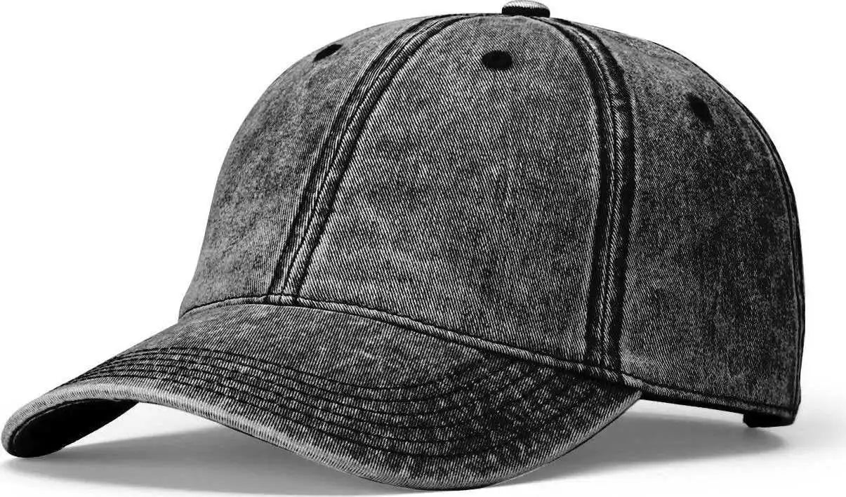 Richardson 382 Snow Washed Caps Black Denim / Osfm
