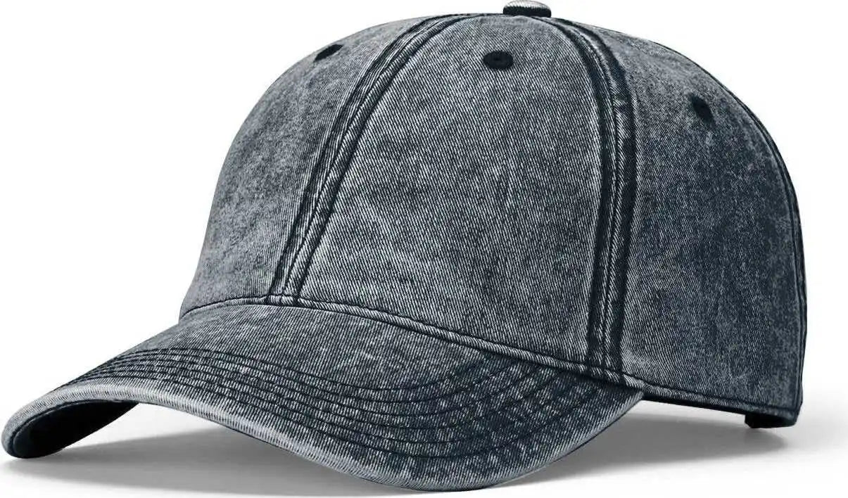 Richardson 382 Snow Washed Caps - Blue Denim - Osfm