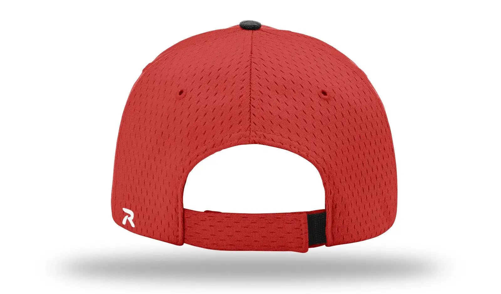 Richardson 414 Pro Mesh Adjustable Cap - Red Black - s