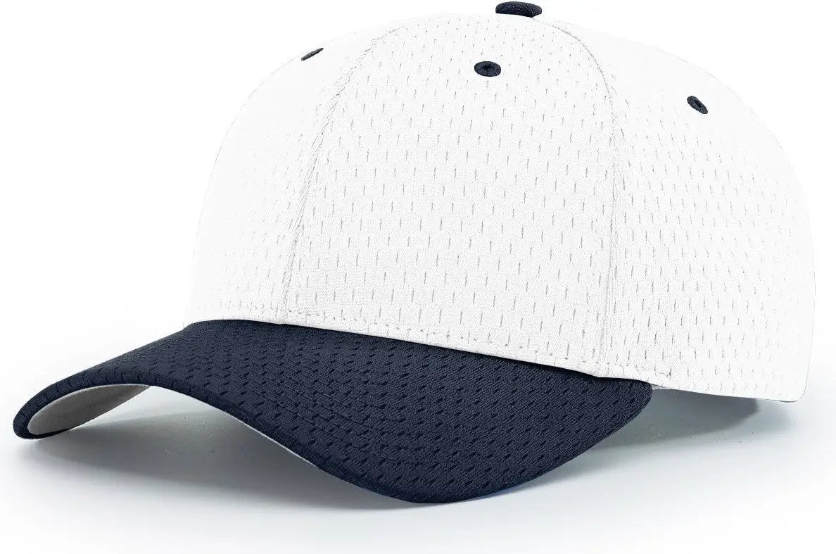 Richardson 414 Pro Mesh Adjustable Cap - White Navy