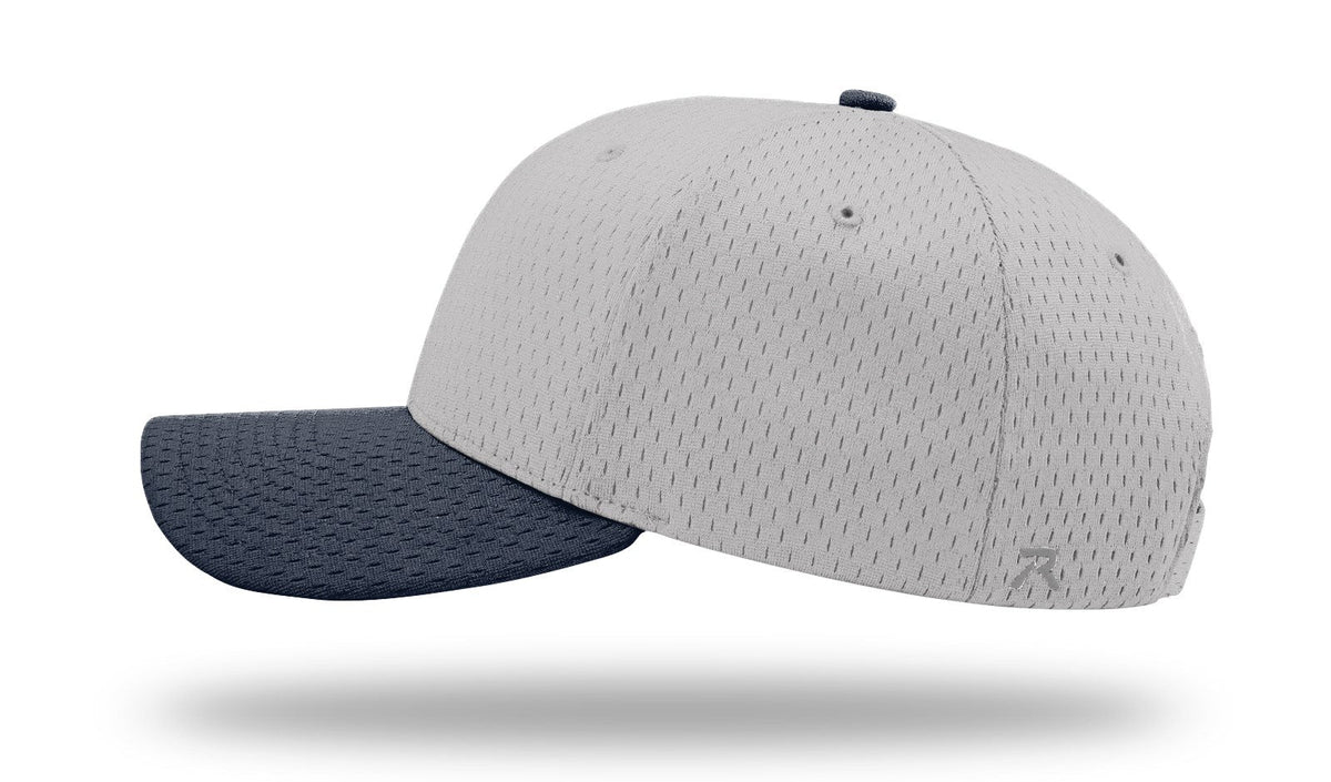 Richardson 414 Pro Mesh Adjustable Caps - Grey Navy