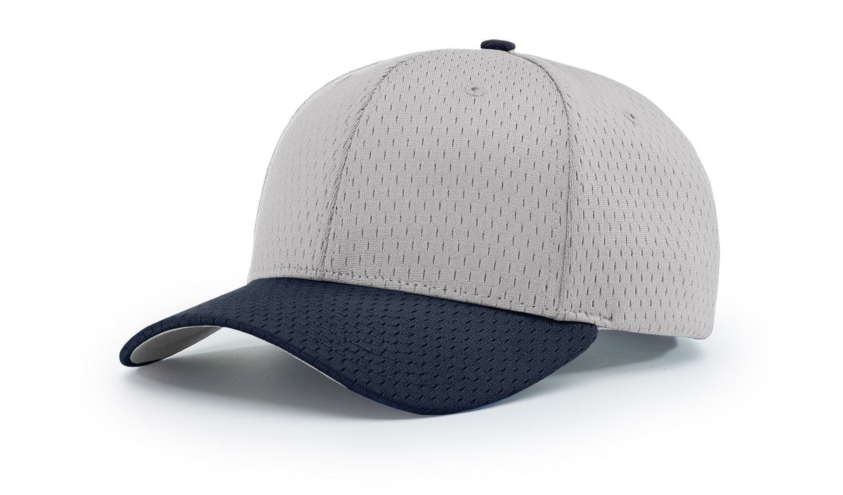 Richardson 414 Pro Mesh Adjustable Caps - Grey Navy