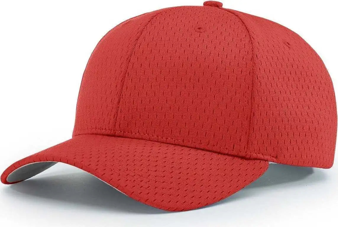 Richardson 414 Pro Mesh Adjustable Caps - Red - Sm