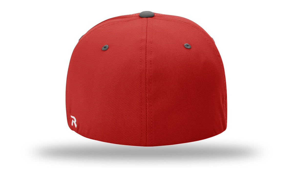 Richardson 439 Triple Color R-flex Caps - Red White Charcoal - Sm-md