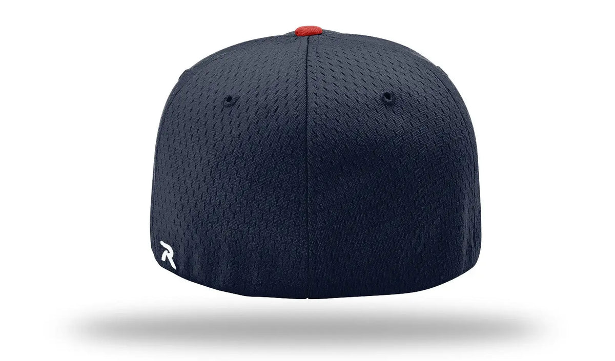 Richardson 495 Pro Mesh R-flex Cap - Navy Red