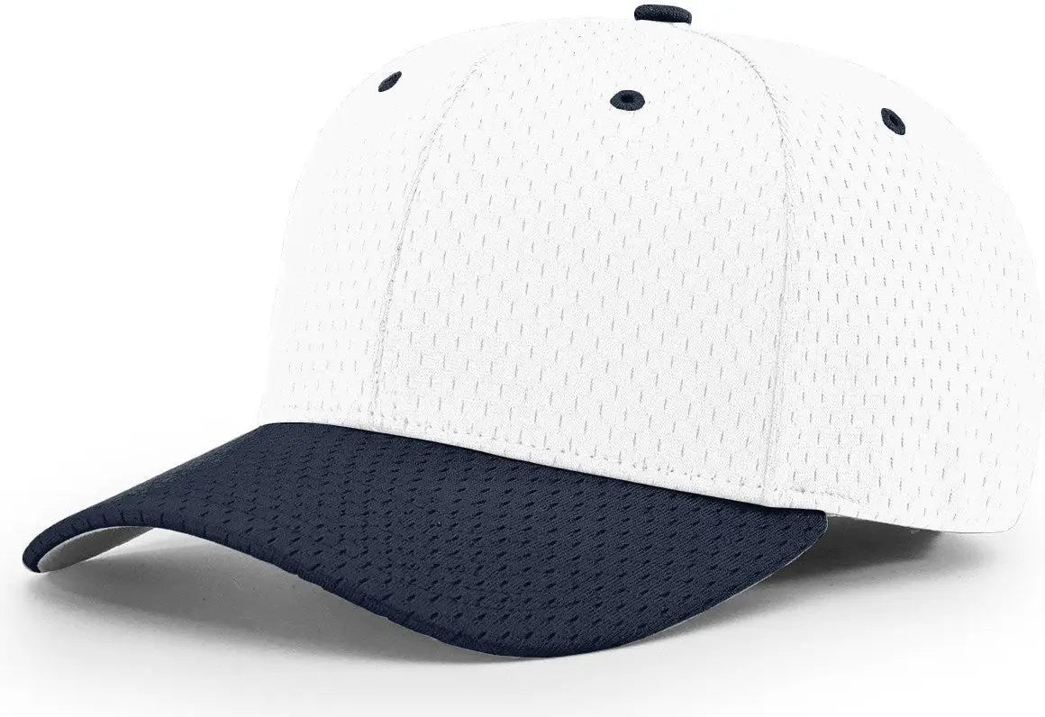 Richardson 495 Pro Mesh R-flex Cap - White Navy