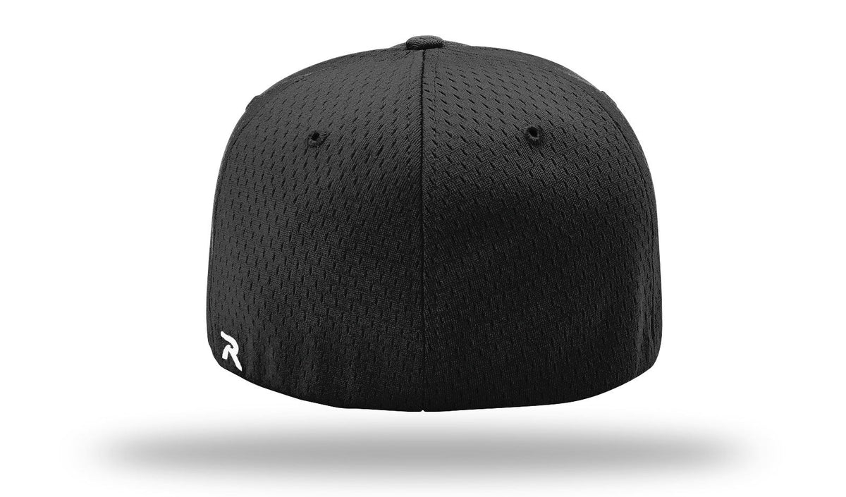 Richardson 495 Pro Mesh R-flex Caps - Alternate White Black