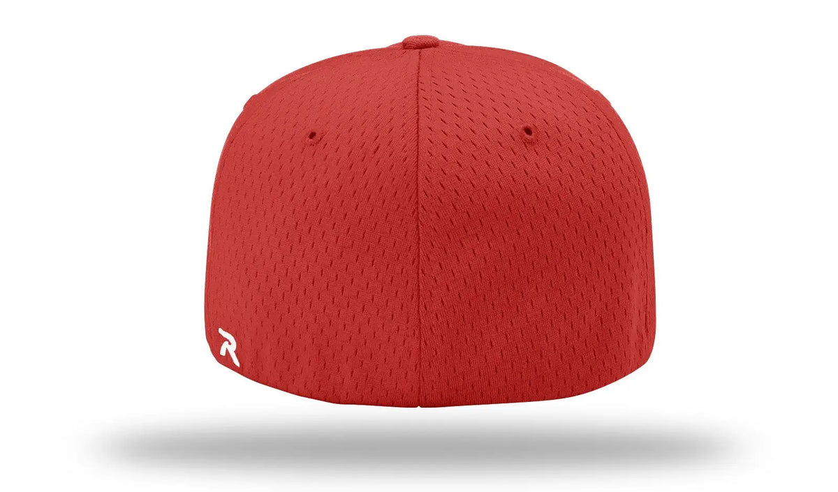 Richardson 495 Pro Mesh R-flex Caps - Alternate White Red