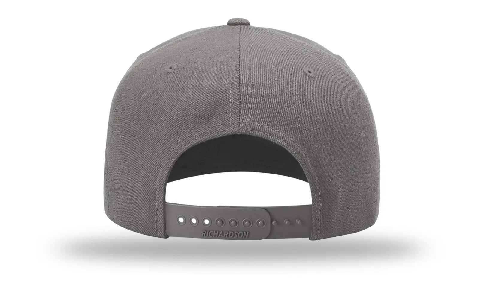 Richardson 510 Acrylic-wool Blend Flatbill Snapback Cap - Charcoal - Dark Gray / Osfm