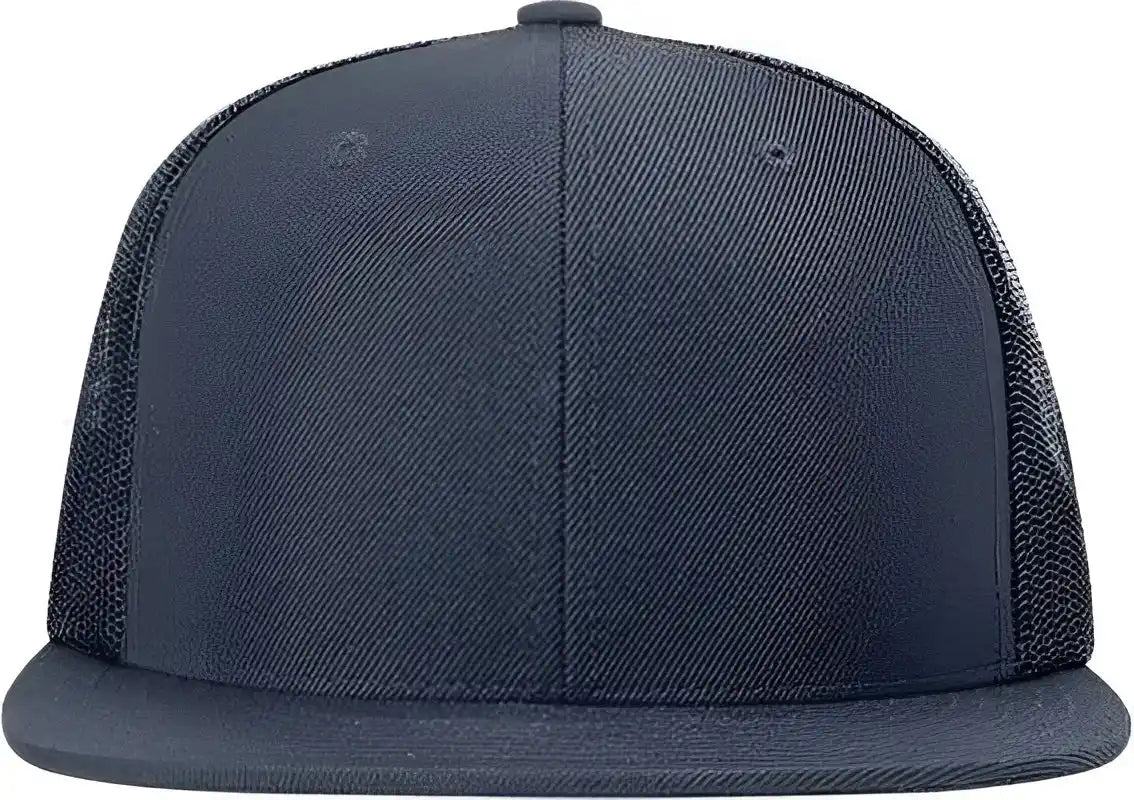 Richardson 511 Wool Blend Flat Bill Trucker Caps Navy / Osfm