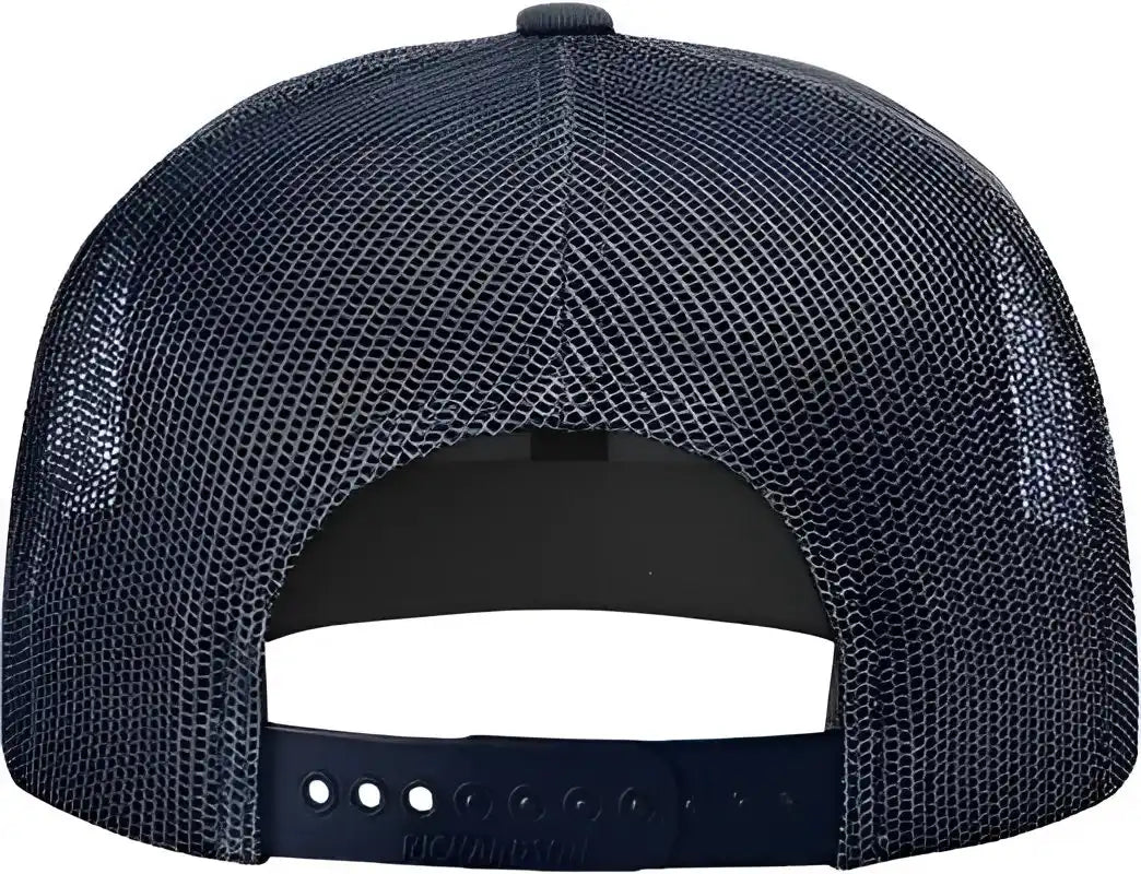 Richardson 511 Wool Blend Flat Bill Trucker Caps Navy / Osfm