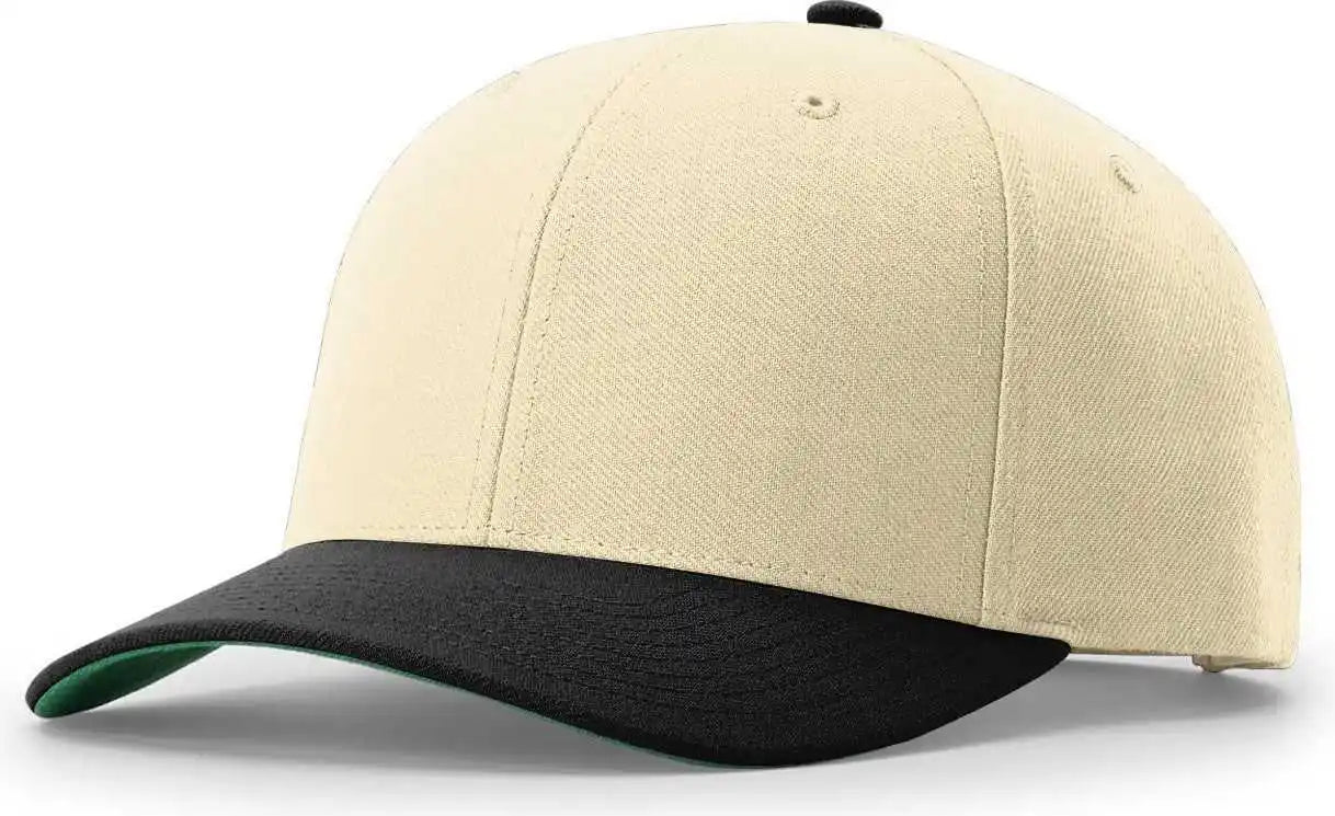 Richardson 512 Surge Snapback Caps Birch Black Ivory / Md Lg