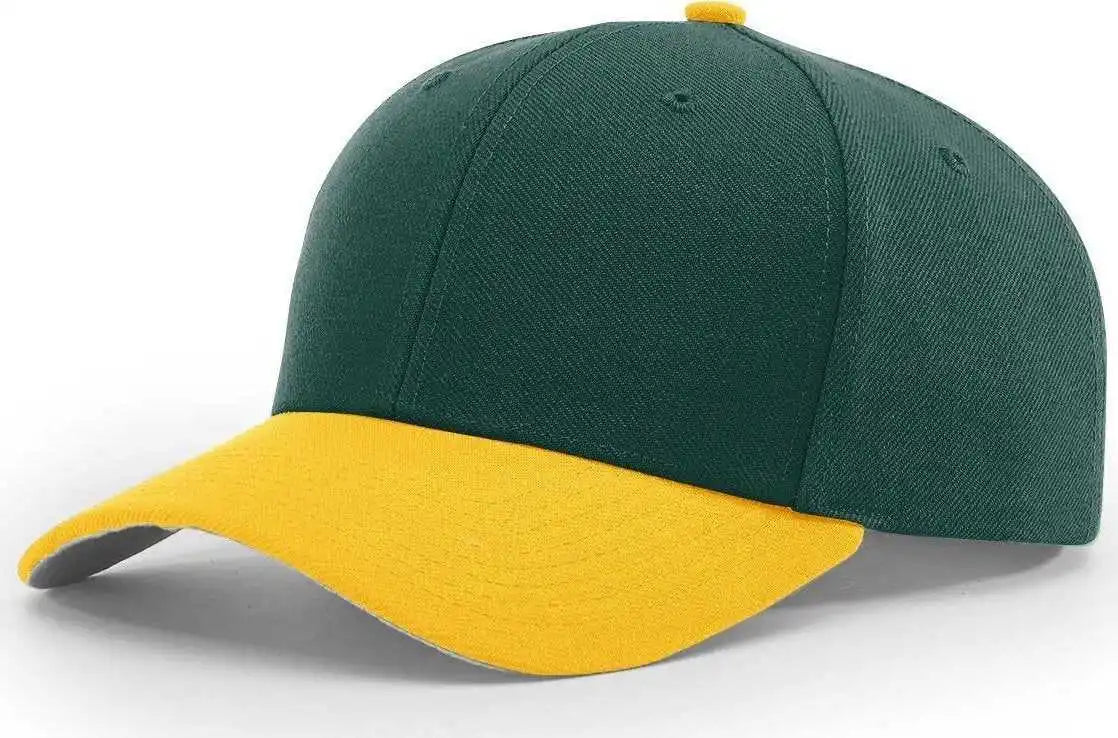 Richardson 514 Surge Adjustable Caps - Dark Green Gold - Forest / Sm