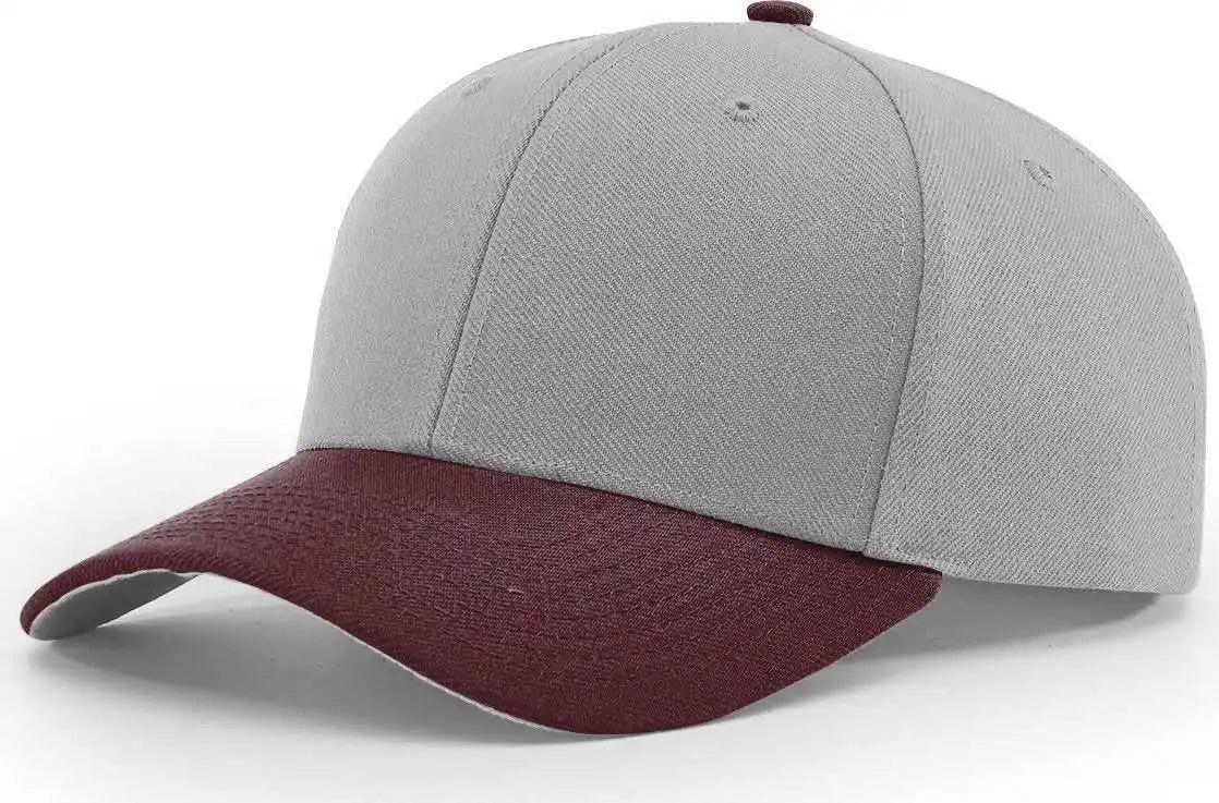 Richardson 514 Surge Adjustable Caps - Gray Maroon - Sm