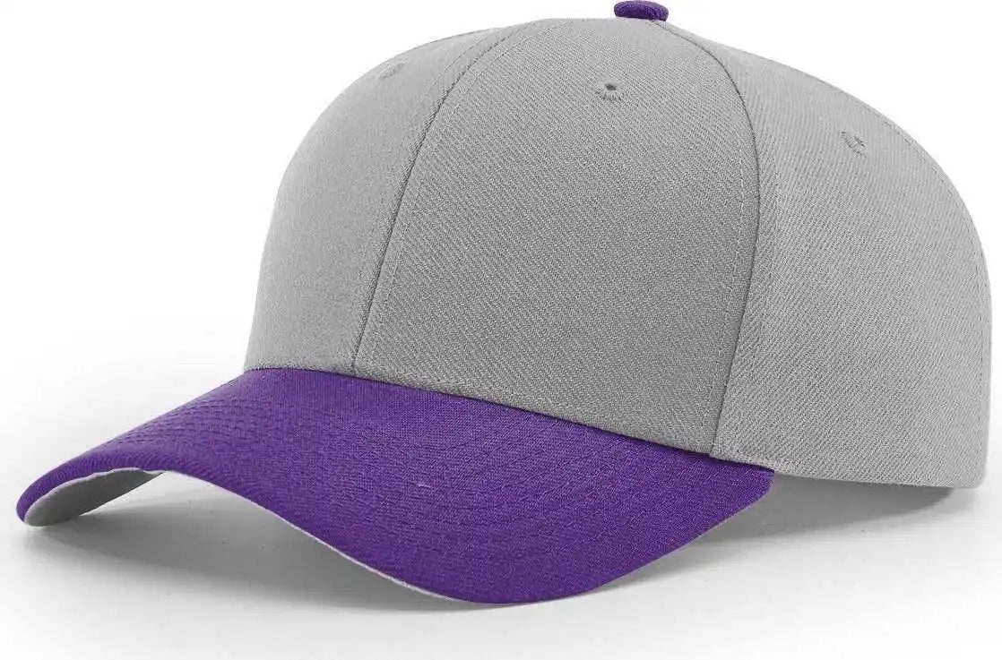 Richardson 514 Surge Adjustable Caps - Gray Purple - Sm