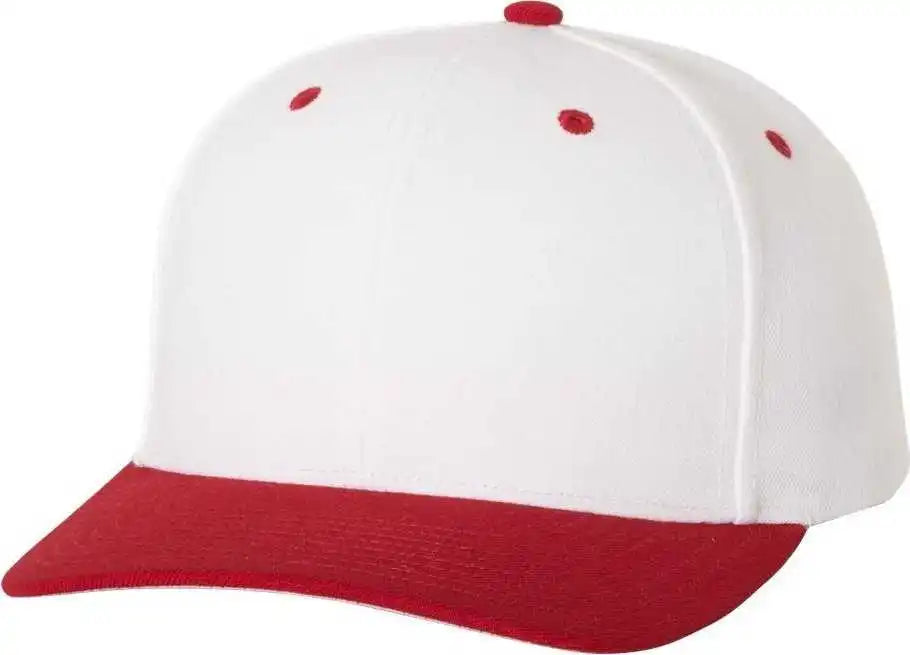 Richardson 514 Surge Adjustable Caps - White Red - Sm