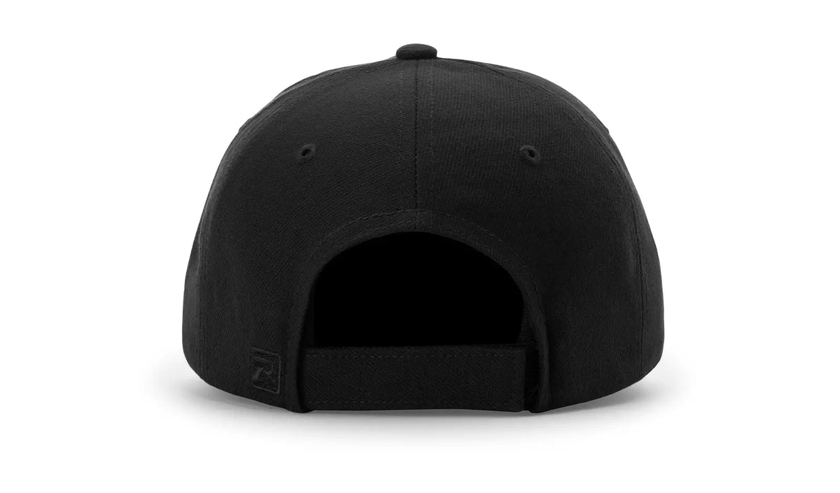 Richardson 525 Umpire Surge 1½ Cap - 3 Stitch Adjustable - Black - Md-lg