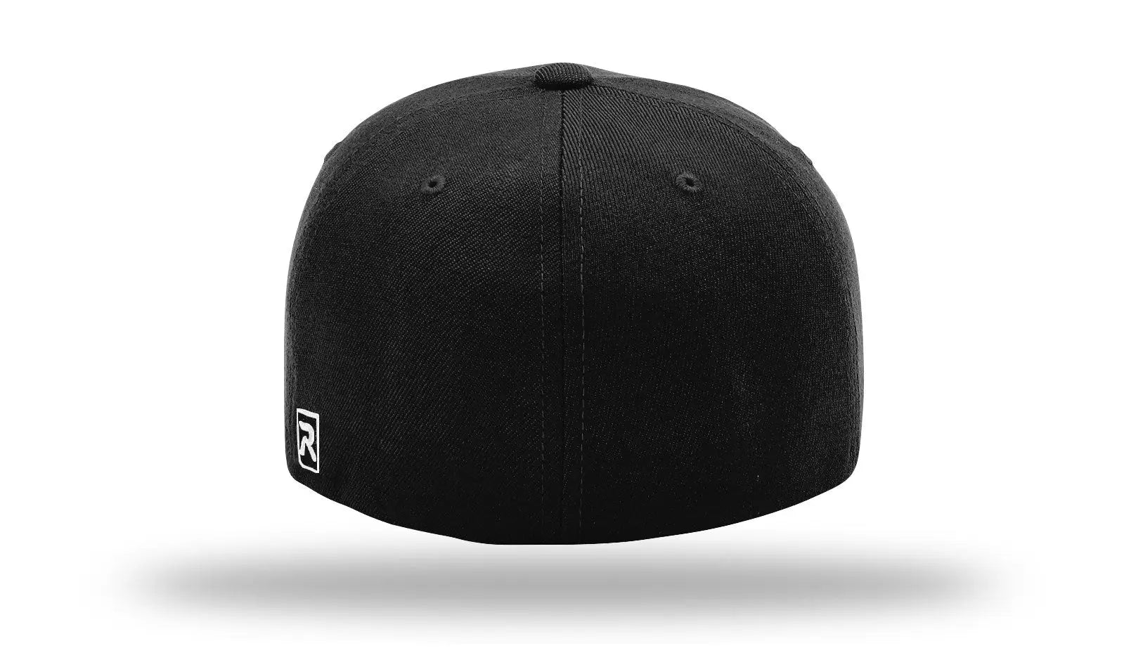 Richardson 585 Acrylic-wool Blend R-flex Cap - Black - Lg-xl
