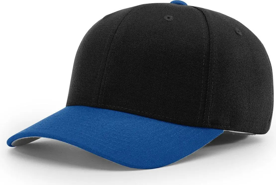 Richardson 585 Acrylic-wool Blend R-flex Cap - Black Royal