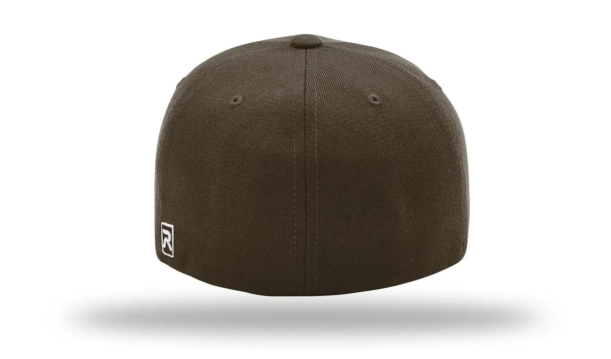 Richardson 585 Acrylic-wool Blend R-flex Cap - Brown - Xs-sm