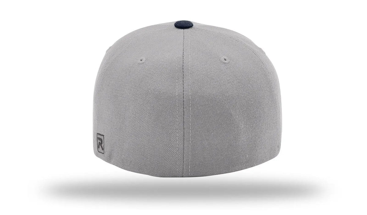 Richardson 585 Acrylic-wool Blend R-flex Cap - Gray Navy