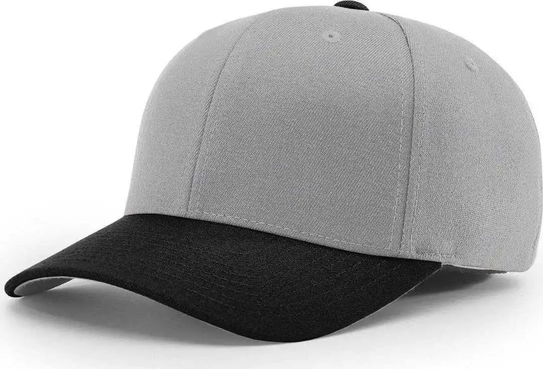 Richardson 585 Wool Blend r Flex Caps Grey Black Gray / Sm