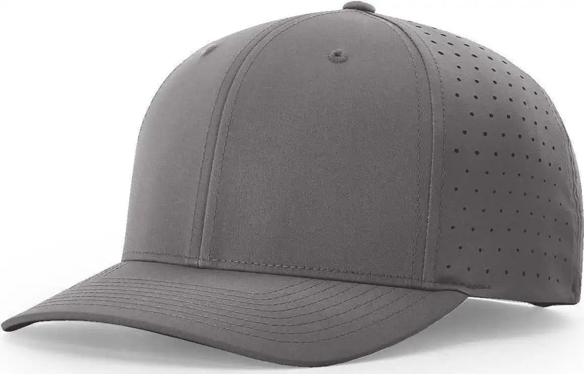 Richardson 632 Laser Perf R-flex Adjustable Caps - Charcoal - Dark Gray / Sm