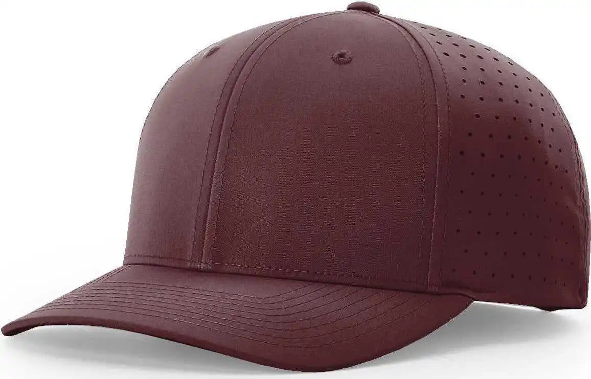 Richardson 632 Laser Perf r Flex Adjustable Caps Maroon / Sm