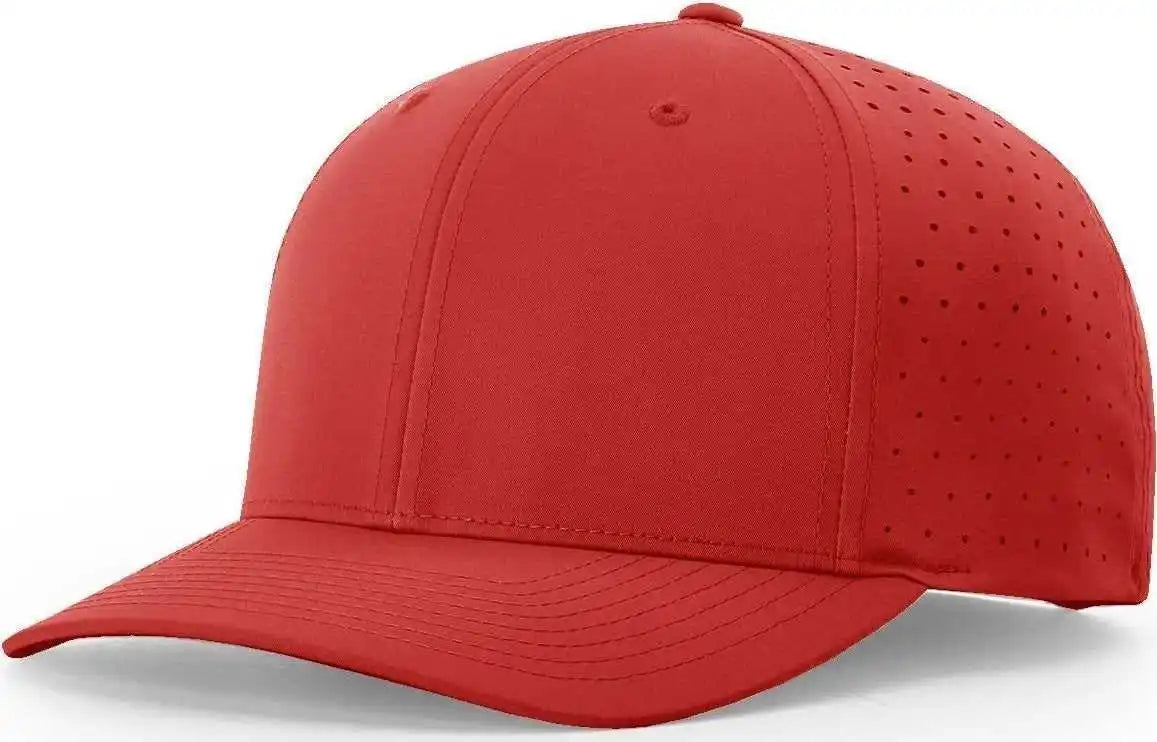 Richardson 632 Laser Perf r Flex Adjustable Caps Red / Sm