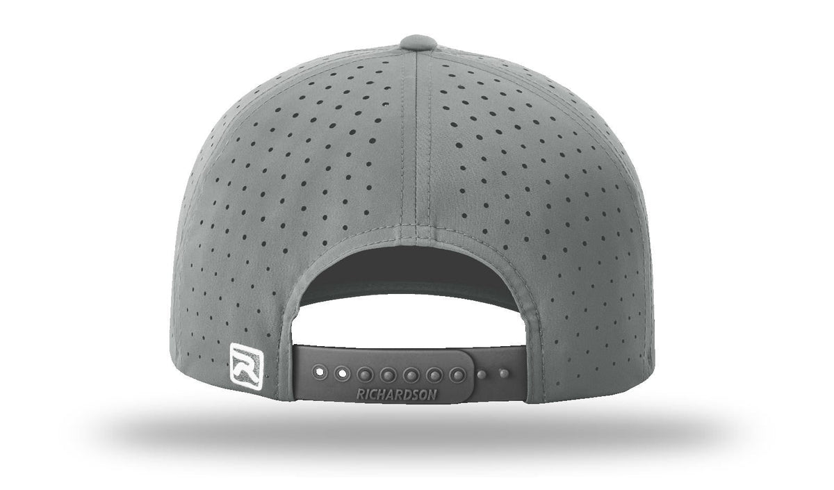Richardson 632 Laser Perf R-flex Adjustable Caps - Storm Gray