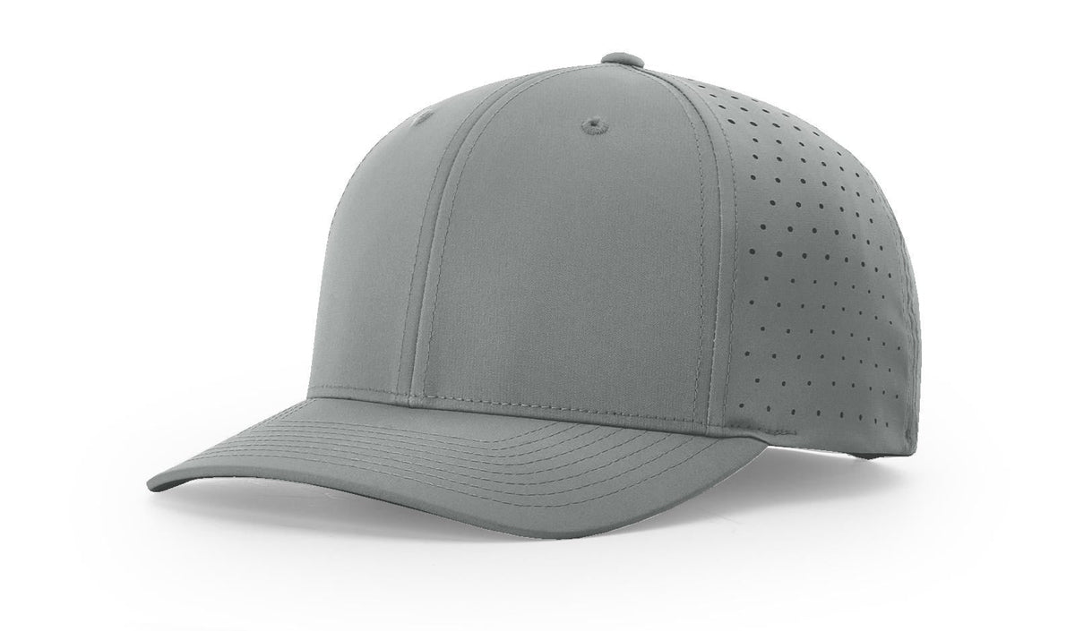 Richardson 632 Laser Perf R-flex Adjustable Caps - Storm Gray