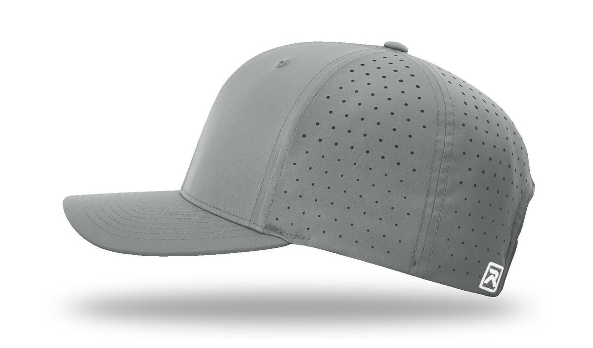 Richardson 632 Laser Perf R-flex Adjustable Caps - Storm Gray