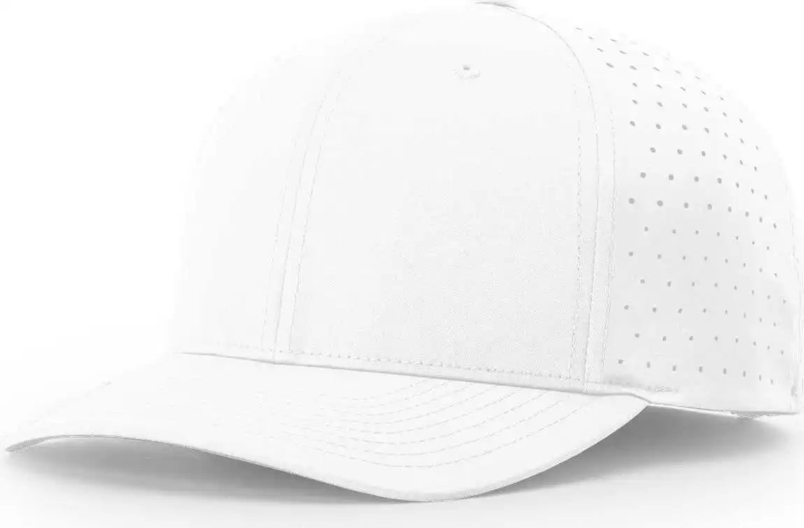 Richardson 632 Laser Perf r Flex Adjustable Caps White / Sm