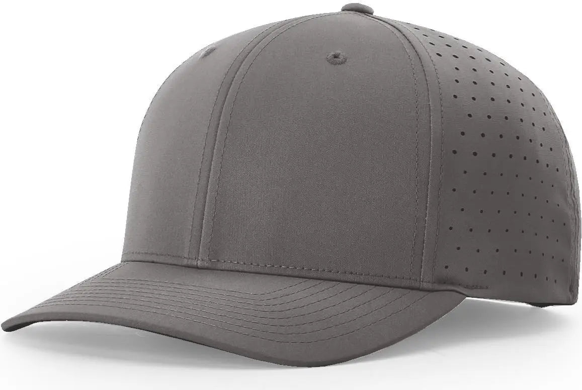 Richardson 632 Laser Perf R-flex Snapback Cap - Charcoal - Dark Gray / s