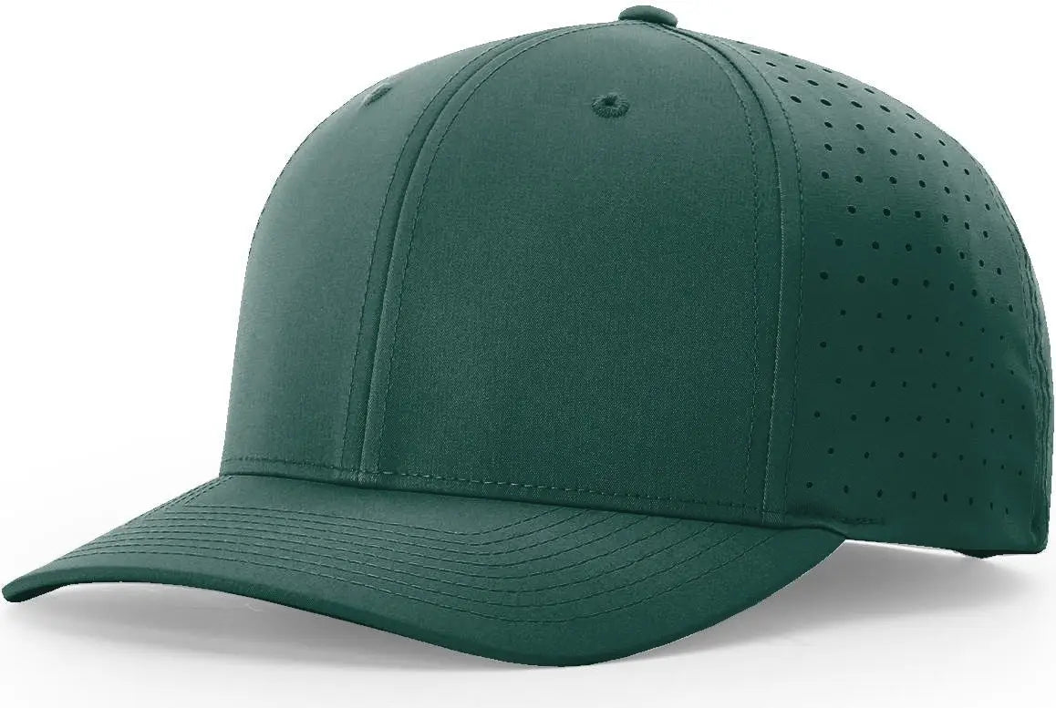 Richardson 632 Laser Perf R-flex Snapback Cap - Dark Green