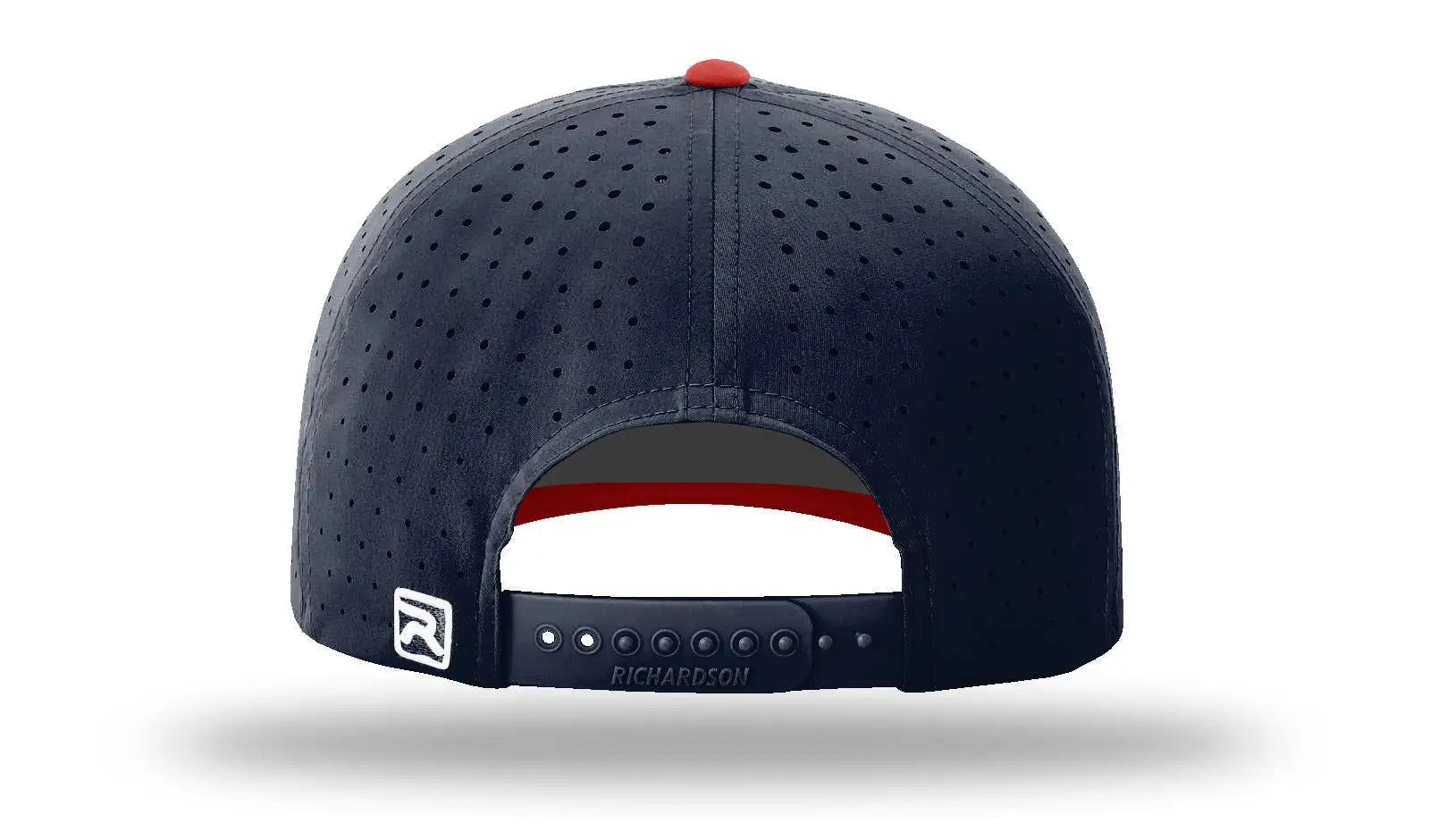 Richardson 632 Laser Perf R-flex Snapback Cap - Navy Red - s