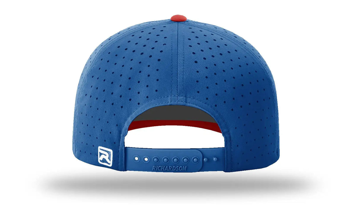 Richardson 632 Laser Perf R-flex Snapback Cap - Royal Red