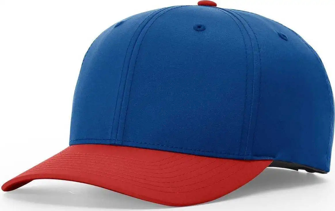 Richardson 634 Lite R-flex Adjustable Hook and Loop Caps - Royal Red - Sm