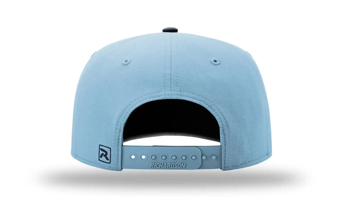 Richardson 675 Score R-flex Snapback - Columbia Blue Navy