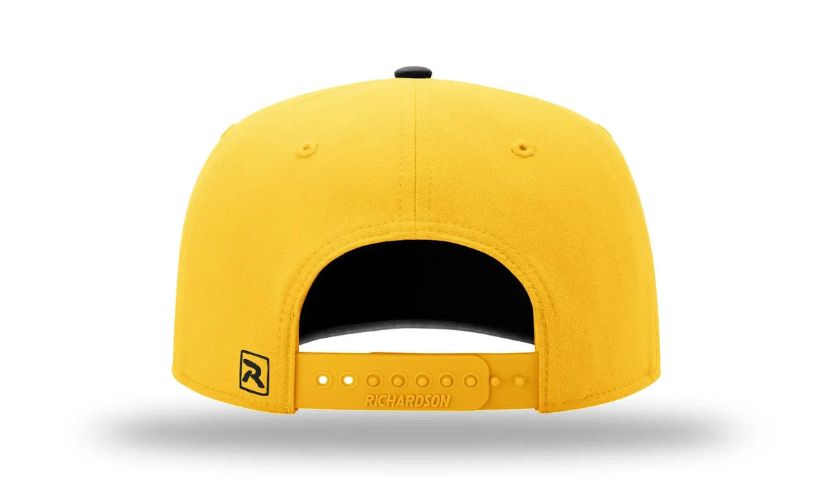 Richardson 675 Score R-flex Snapback - Gold Black