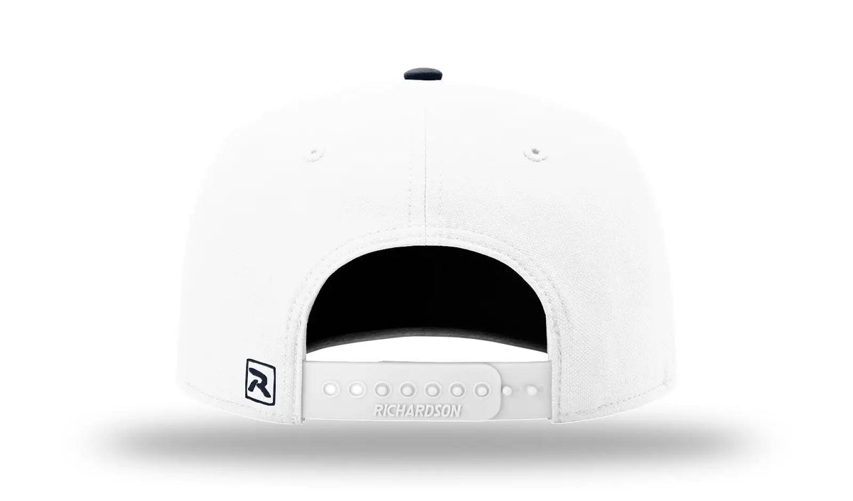Richardson 675 Score R-flex Snapback - White Navy