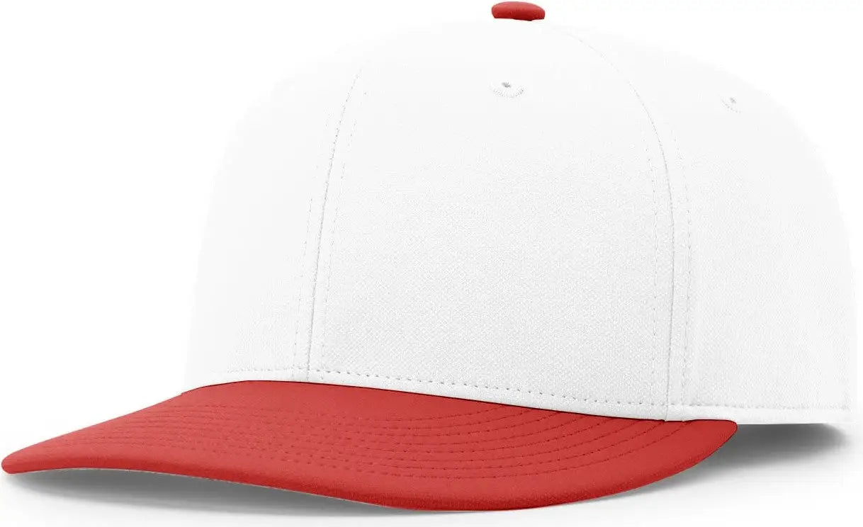 Richardson 675 Score R-flex Snapback - White Red - White/red / s