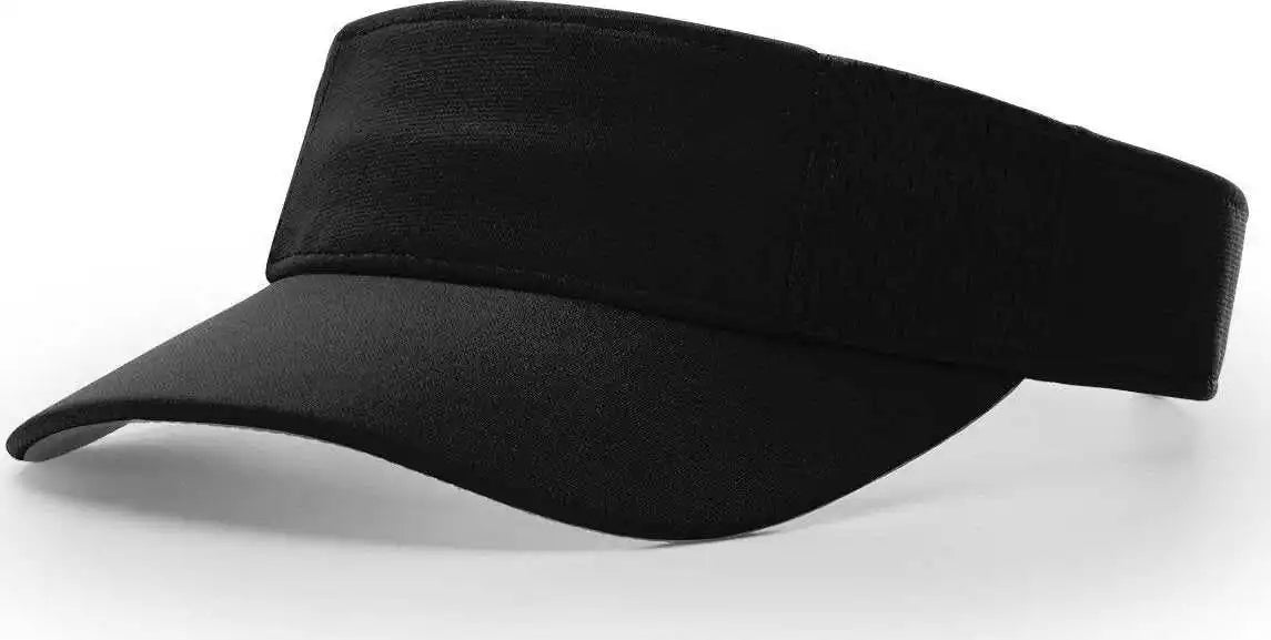 Richardson 707 Pulse Visors with Pro Mesh - Black - Osfm